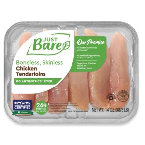 Just Bare Natural Fresh Chicken Tenders β Boneless, Skinless (0.88 LB)