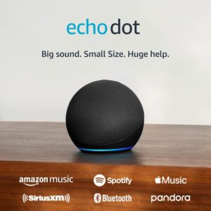 Amazon Echo Dot (Newest Model) – Alexa Smart Speaker in Charcoal