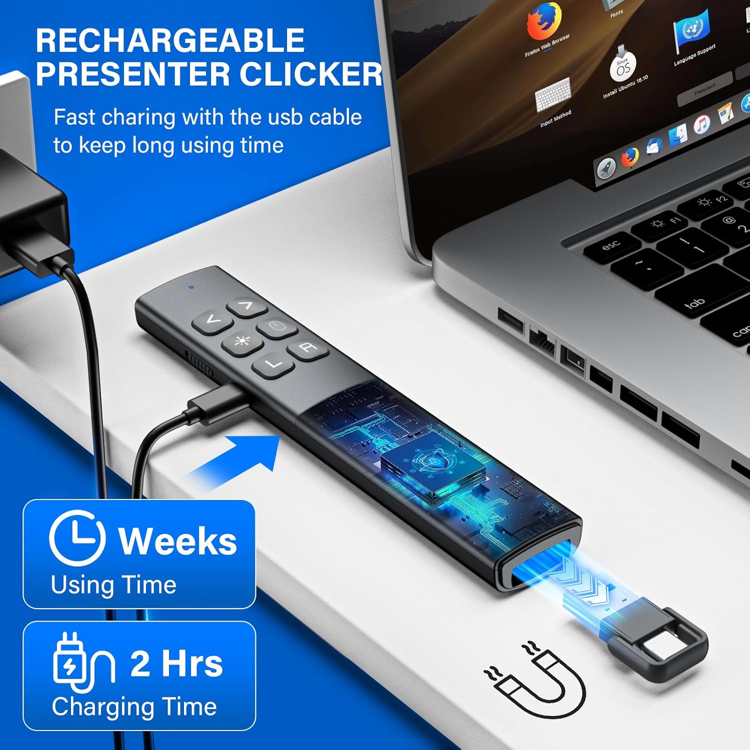 Presentation Clicker with Air Mouse - Image 4