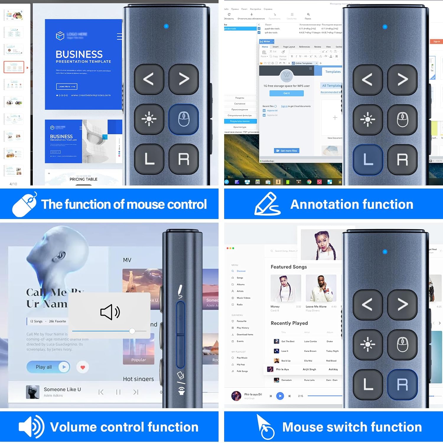 Presentation Clicker with Air Mouse - Image 5