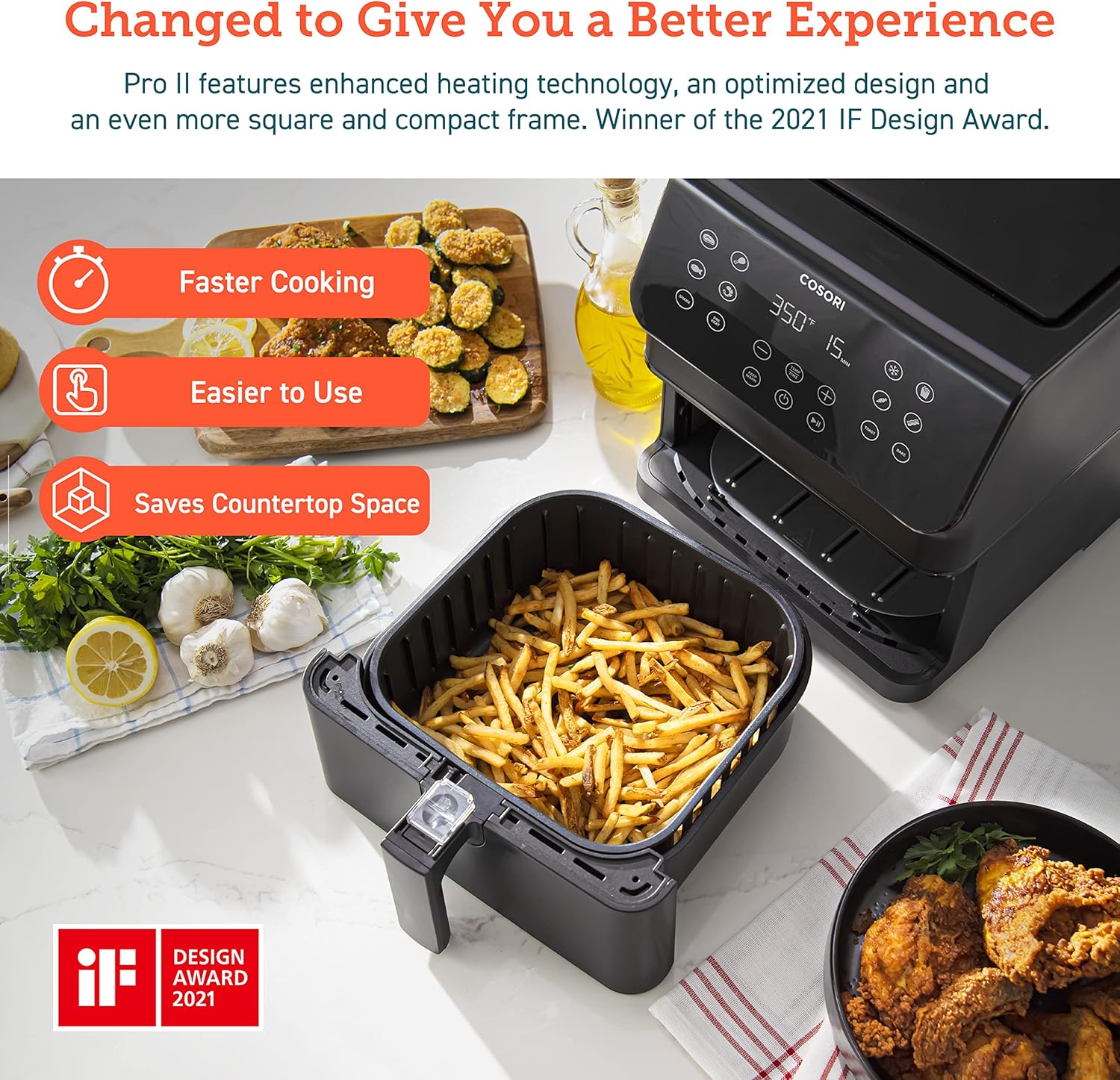 COSORI 12-in-1 Air Fryer 5.8QT – Smart Cooking with AdaptIQ Technology - Image 5