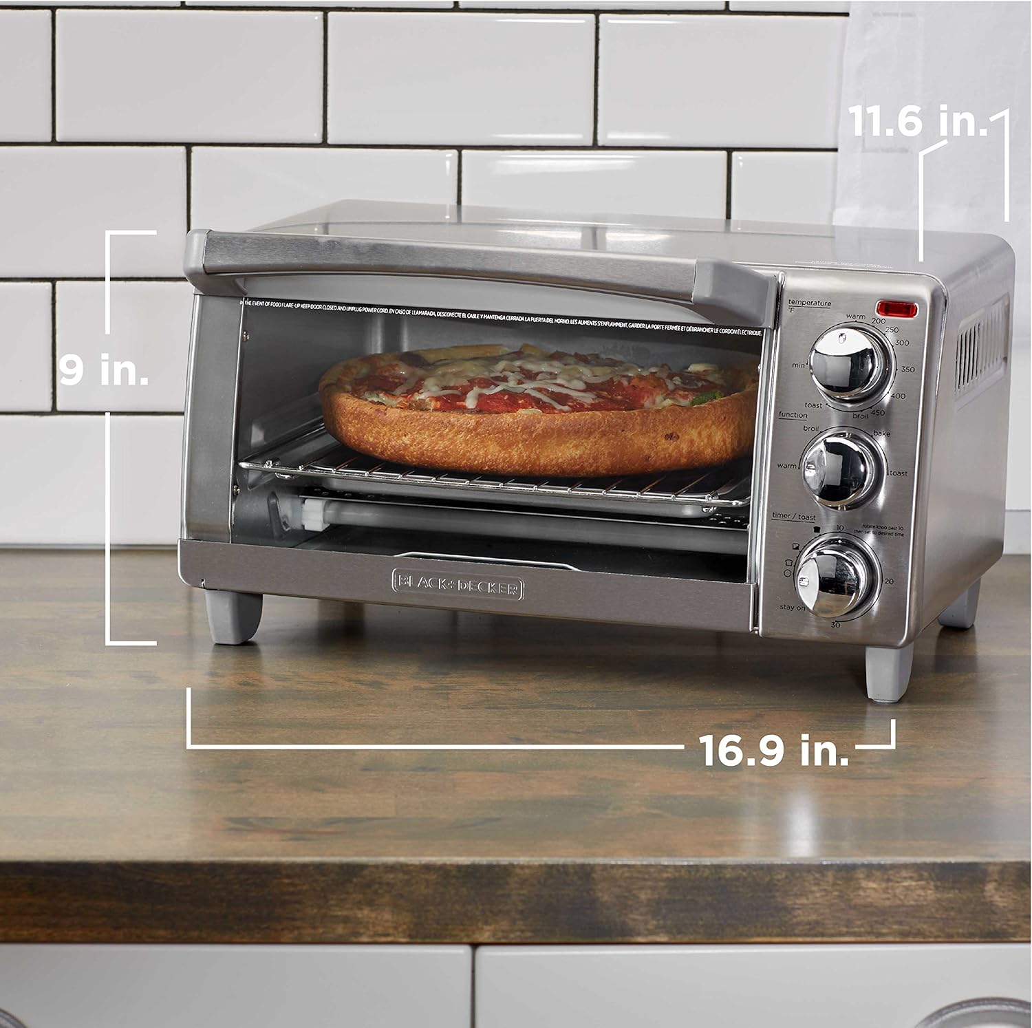 BLACK+DECKER 4-Slice Toaster Oven β Compact Power for Everyday Cooking π₯π - Image 3