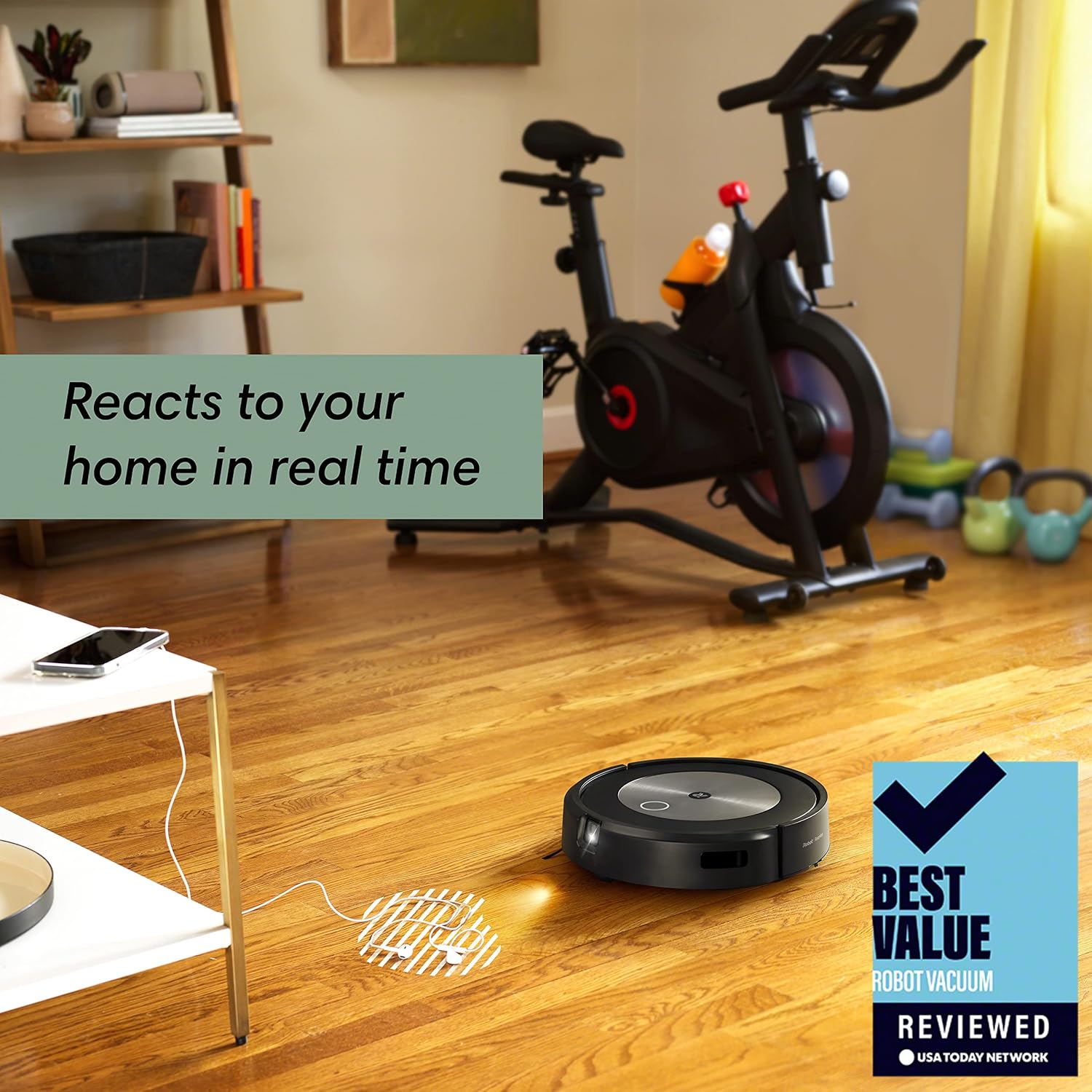 iRobot Roomba j7 (7150) Wi-Fi Connected Robot Vacuum - Image 3