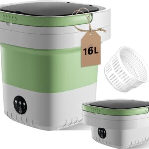 Portable Washing Machine – Mini 16L Folding Washer for Small Clothes & Delicates