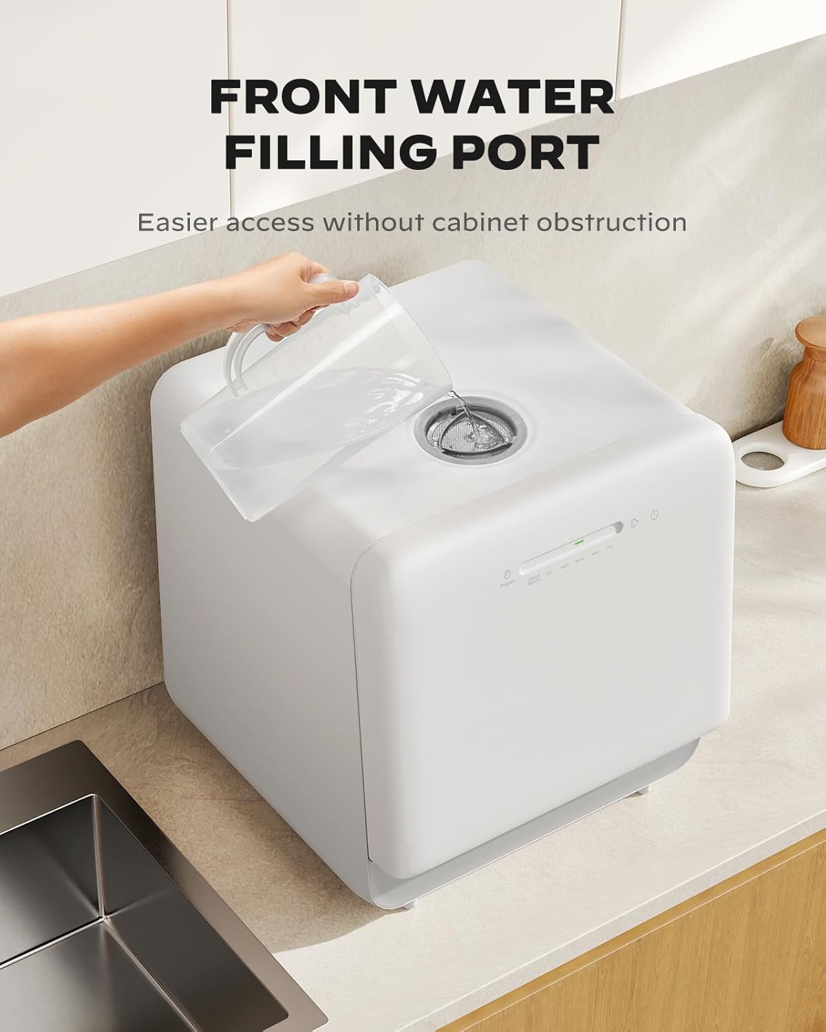 Silonn Portable Countertop Dishwasher – Mini Dishwasher with 5L Water Tank - Image 4