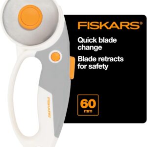 Fiskars 60mm Rotary Cutter for Fabric