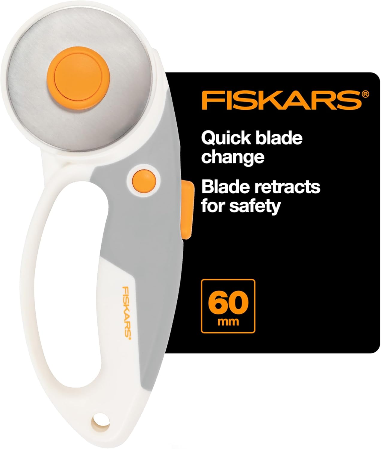 Fiskars 60mm Rotary Cutter for Fabric