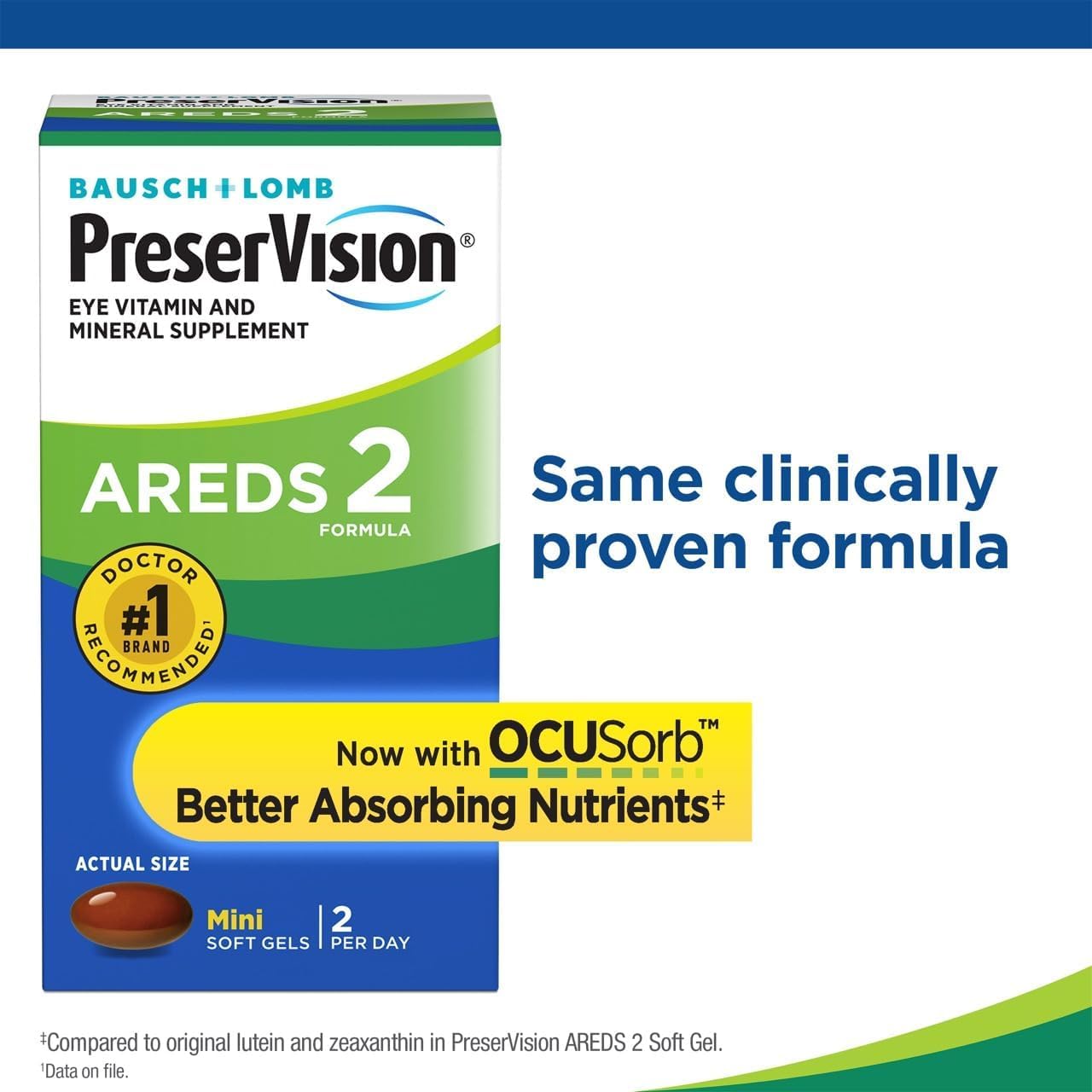 PreserVision AREDS 2 Eye Vitamins – #1 Eye Doctor Recommended (120 Softgels) - Image 4
